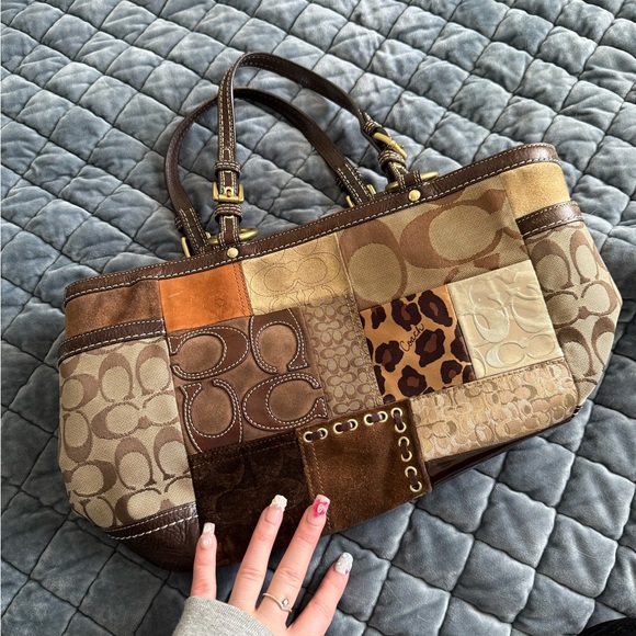 Coach Patchwork Tote bag - Picture 3 of 8